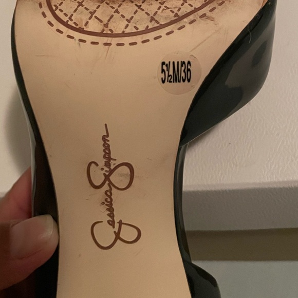 SOLD Jessica Simpson Paryn Black Heels - Picture 5 of 7